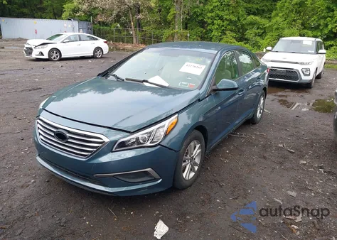 2016 Hyundai Sonata Se из США, поврежденный, VIN 5NPE24AF5GH380038